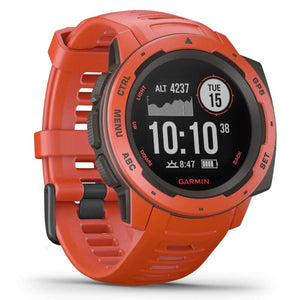 Garmin Instinct Outdoor GPS Watch in Flame Red color
